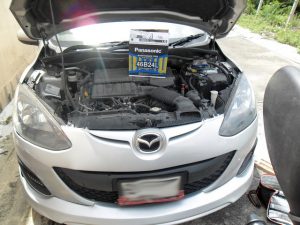 แบตเตอรี่ mazda 2