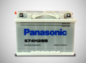 แบตเตอรี่รถยนต์ พานาโซนิค DIN75 panasonic maintenance free car battery din75-mf