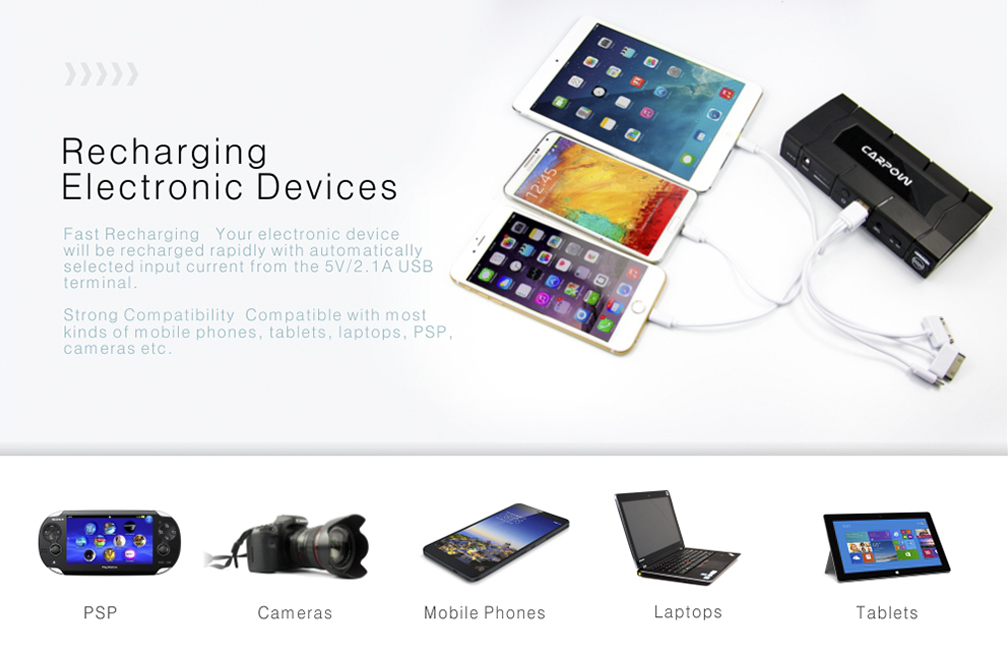 ชาร์จโทรศัพท์มือถือ ไอโฟน ซัมซุง ไอแบด โน๊ตบุ๊ค กล้อง